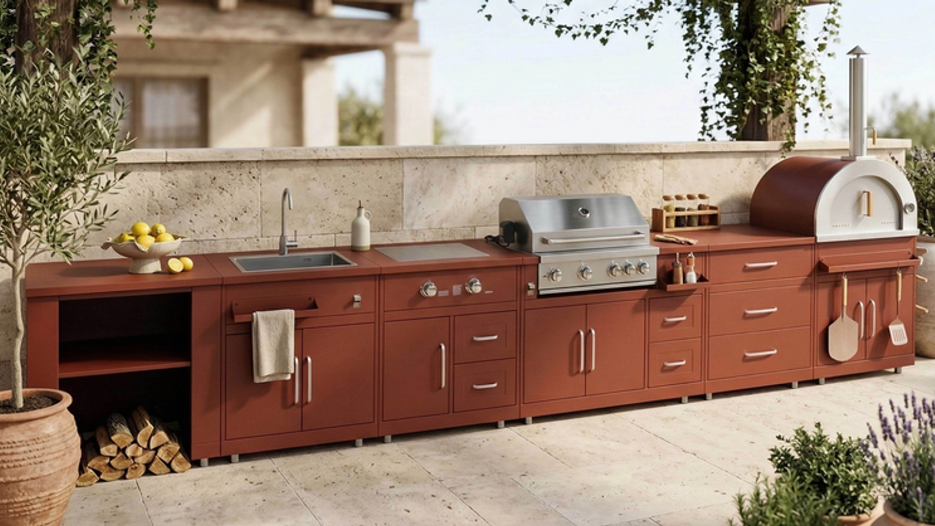 Cocina de exterior