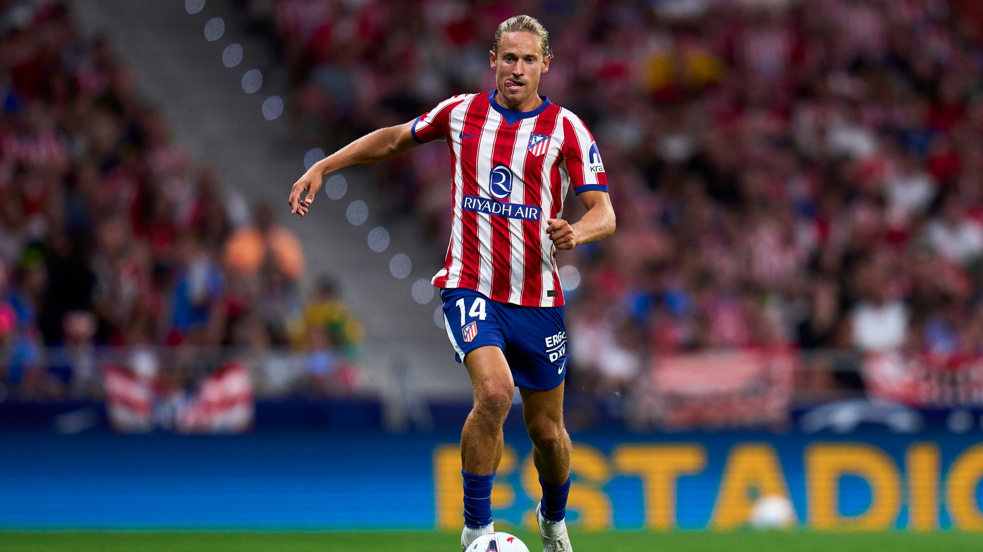 Marcos Llorente en el partido de la liga 2026/27 entre Atlético de Madrid y CA Osasuna en septiembre de 2026.
