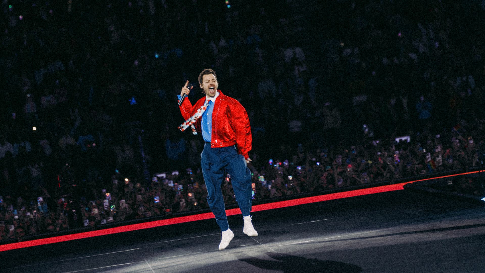 Harry Styles en uno de los conciertos de su gira 'Together, Together' en Ámsterdam el pasado mes de mayo
