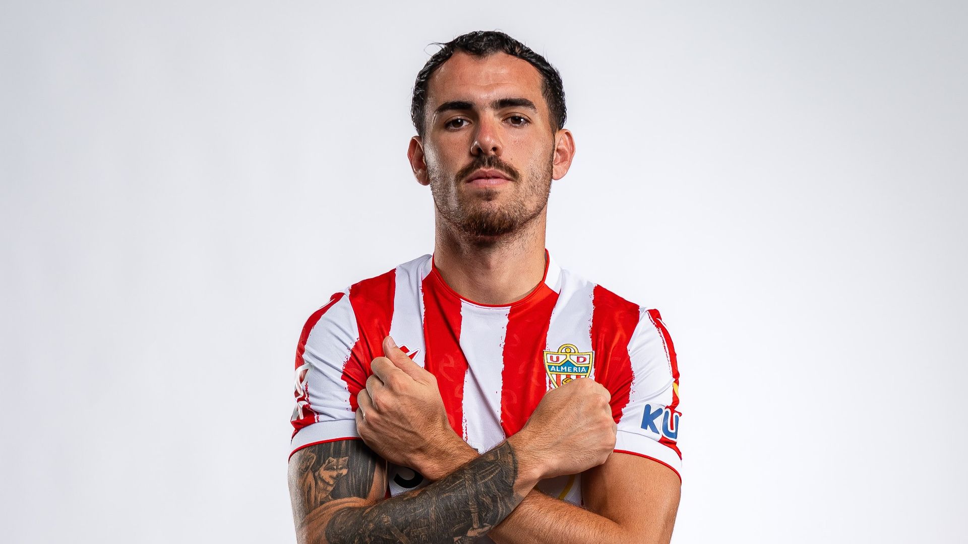 El futbolista de la UD Almería Álex Sola