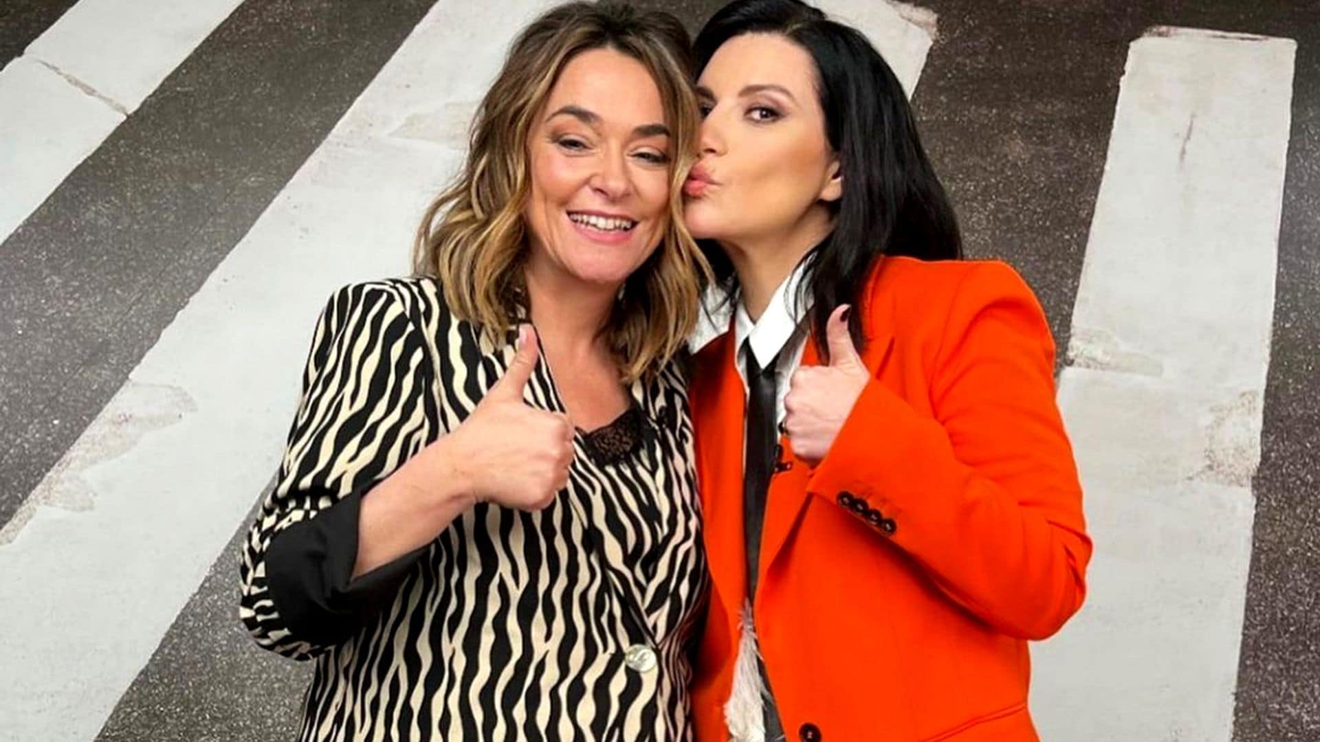 Las bonitas palabras de Toñi Moreno sobre Laura Pausini: 'Me ayudó a liberarme de un miedo absurdo'