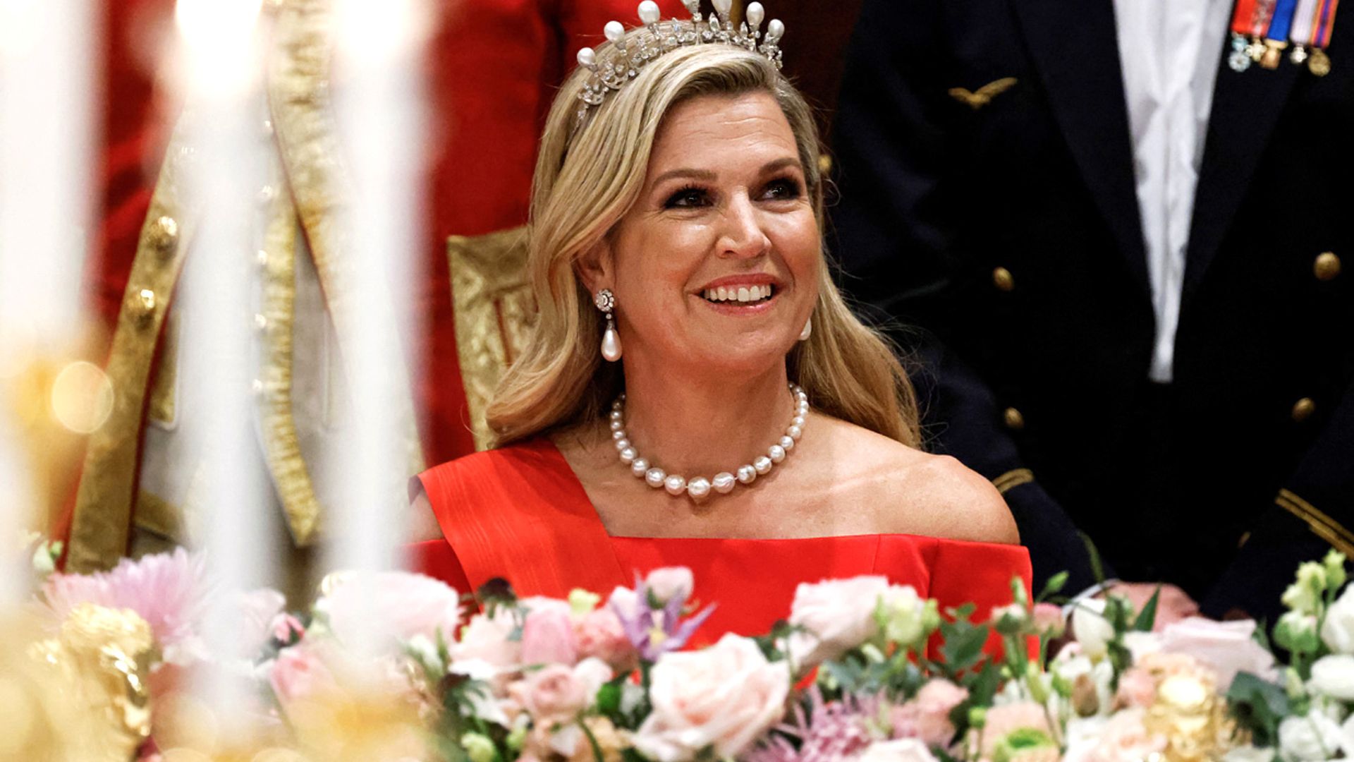 El fabuloso look de gala de Máxima: un vestido con curioso nombre y tiara con historia