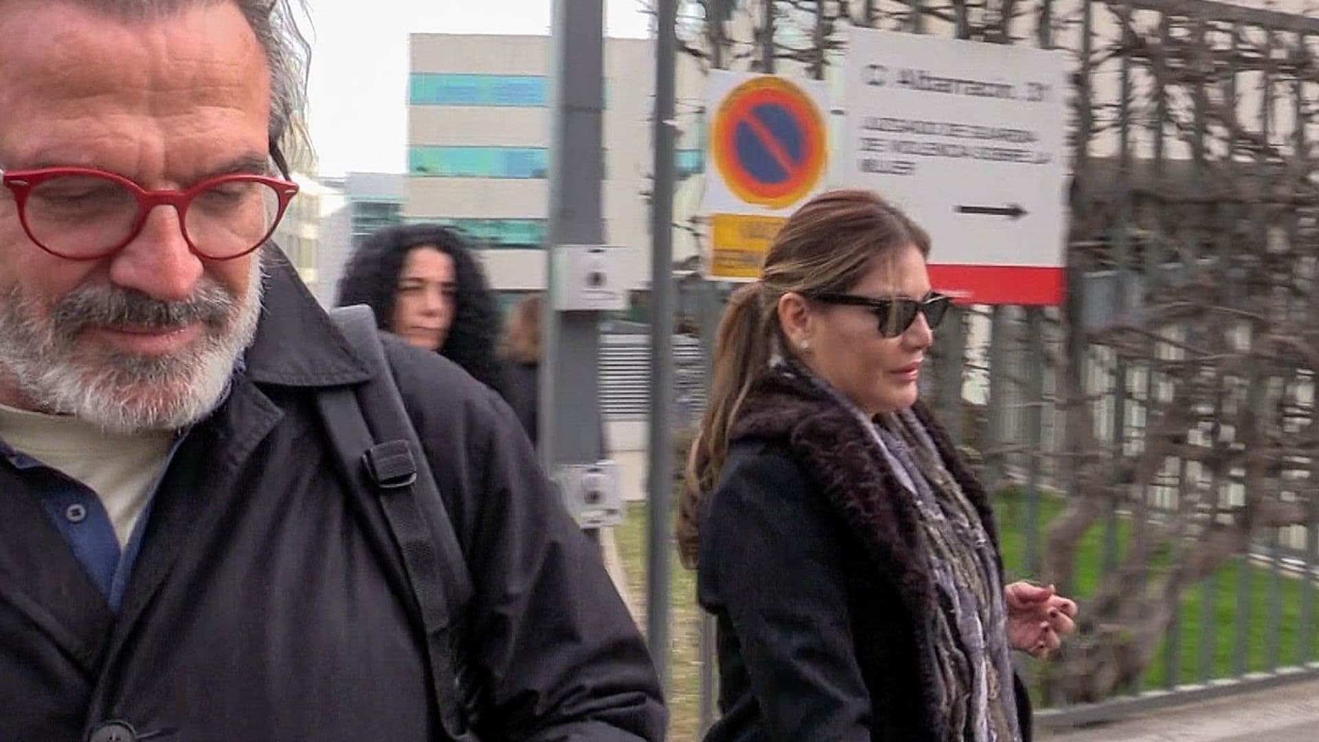 Ivonne Reyes y Pepe Navarro viven un tenso encuentro a la salida del juzgado