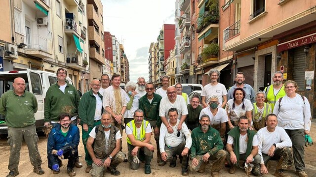 El duque de Calabria, voluntario en las zonas afectadas por la DANA en Valencia