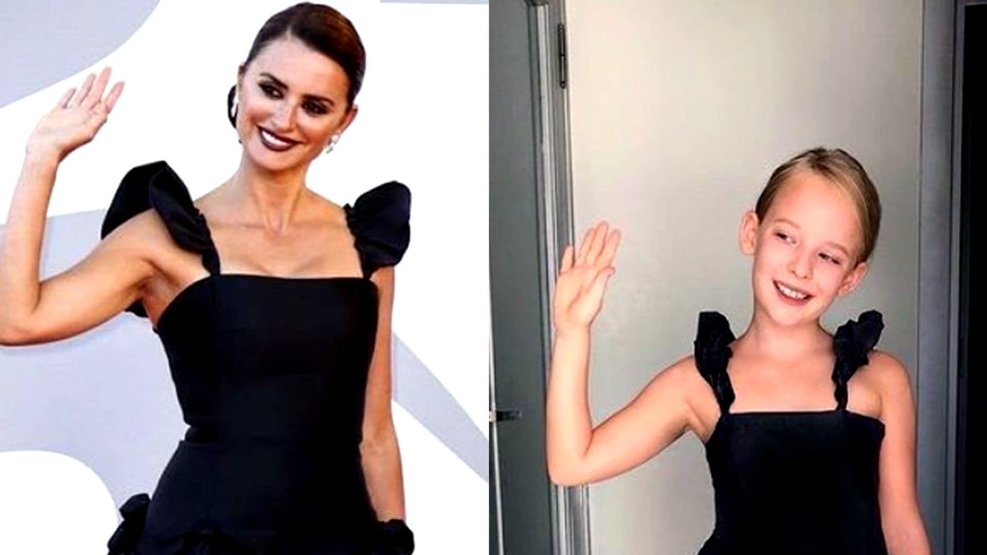 De Angelina Jolie a Penélope Cruz: descubre a Stefani Chaglar, la niña que triunfa imitando los looks de las celebrities