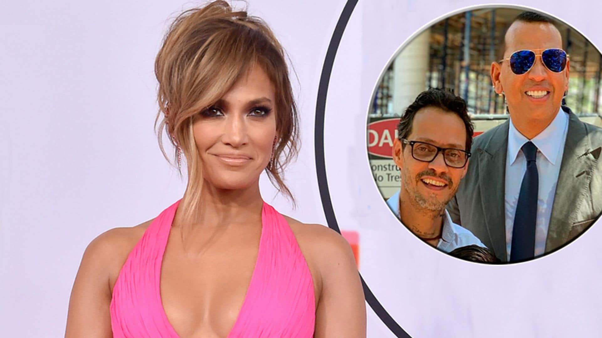 Jennifer Lopez felicita a Marc Anthony y Alex Rodriguez por el Día del Padre