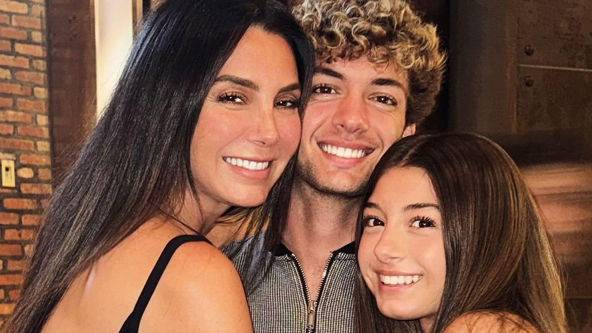Elizabeth Gutiérrez celebra su cumpleaños 46 con las dulces felicitaciones de sus hijos