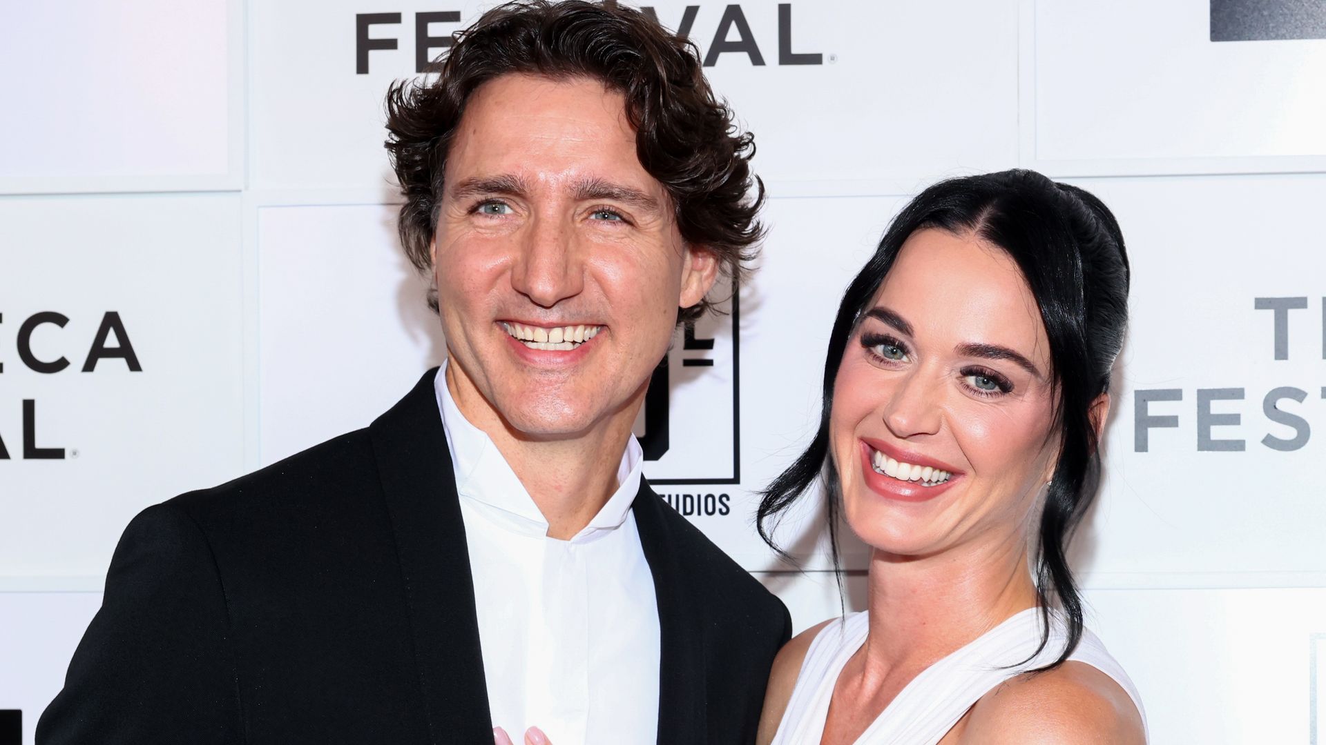 Justin Trudeau y Katy Perry en el Festival de Tribeca en Nueva York, en junio de 2026.
