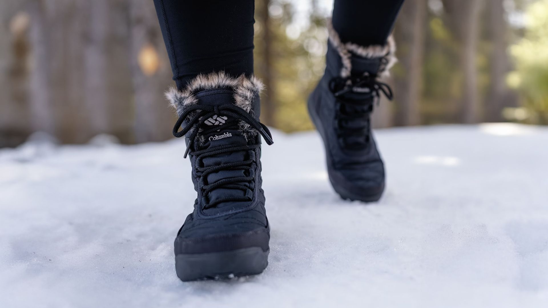 Botas de nieve de Columbia plano detalle