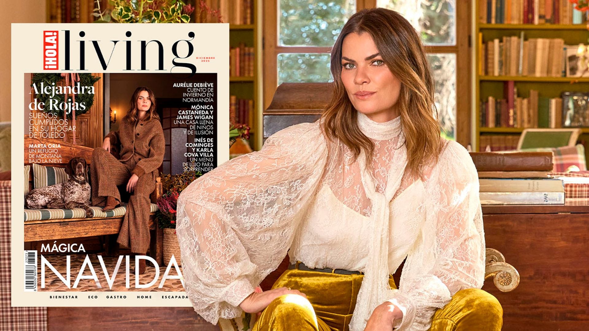 Alejandra de Rojas en la portada de Living
