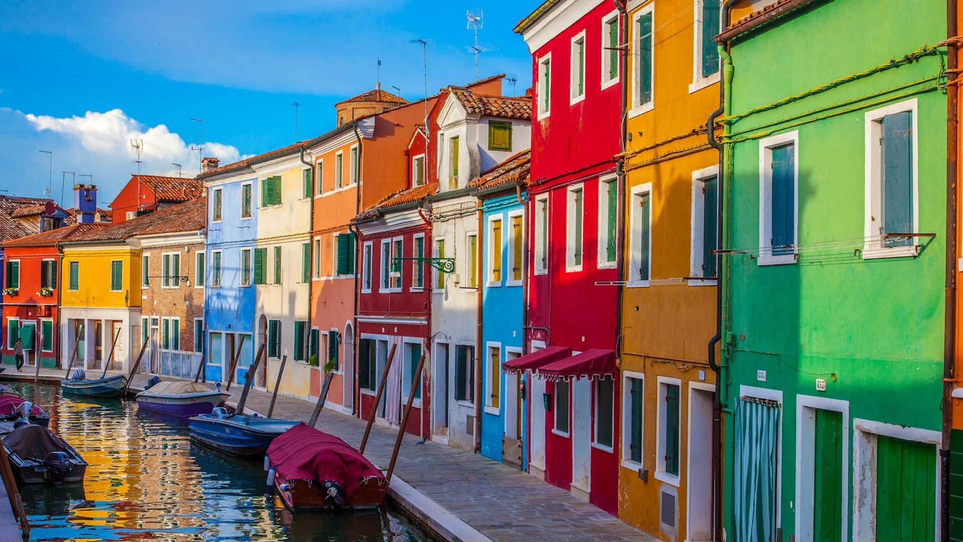 Isla de Burano en Venecia