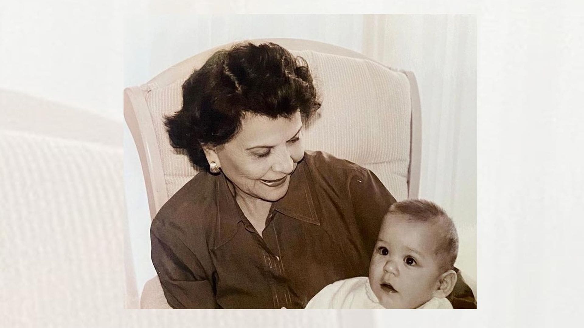 Así recuerda Chábeli Iglesias a su abuela Beatriz Arrastia, fallecida recientemente