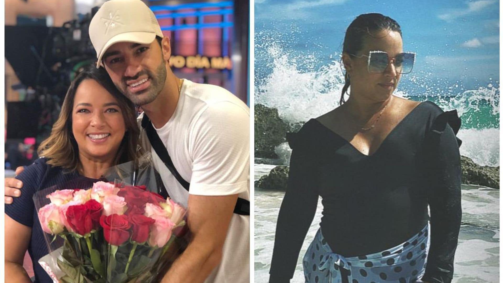 Adamari López posa en traje de baño en su viaje de aniversario con Toni Costa