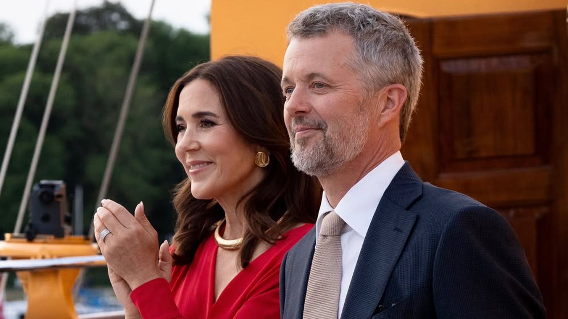 Federico de Dinamarca junto a la reina Mary en una imagen de archivo