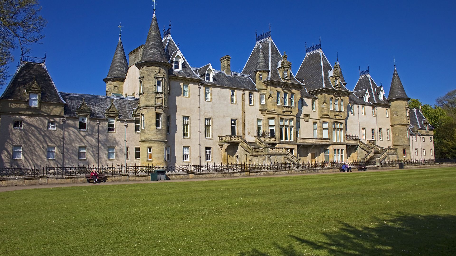 Callendar House, uno de los escenarios de la serie Outlander en Escocia