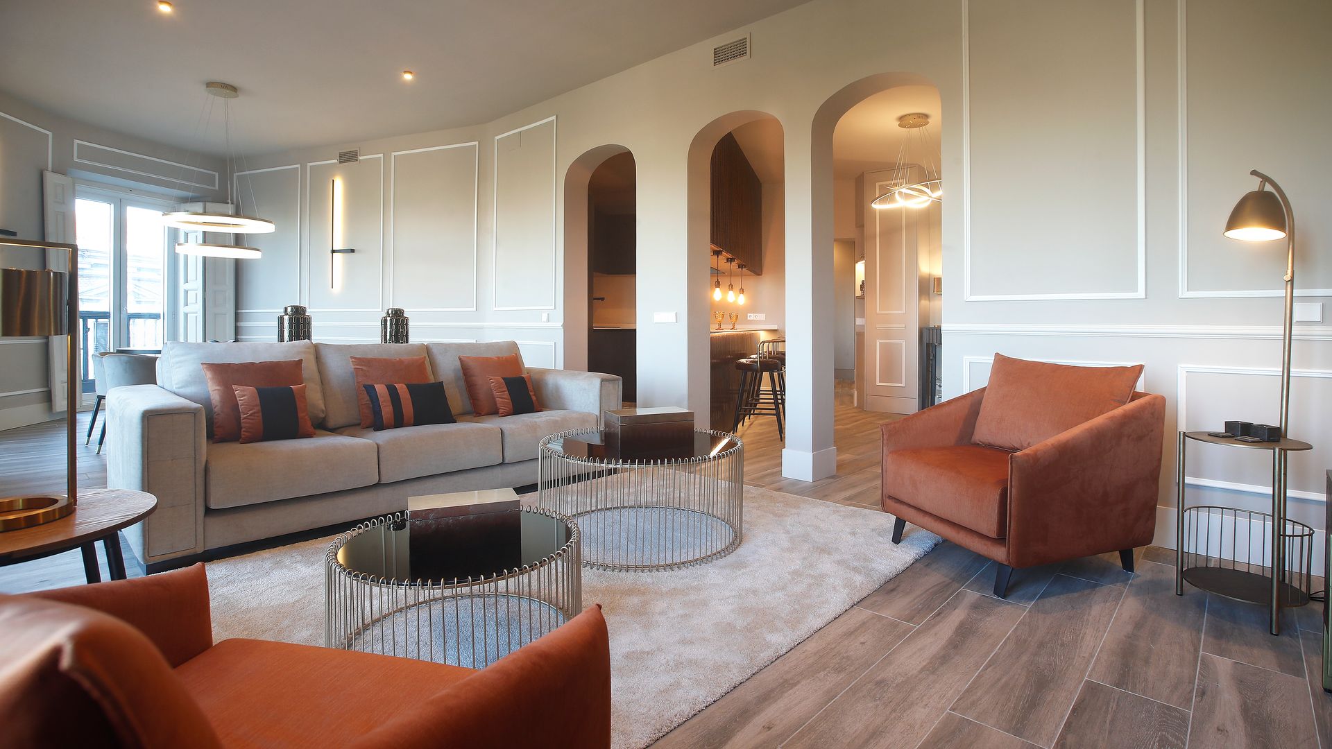 Salón de un proyecto de Raquel Chamorro Interior Design Studio