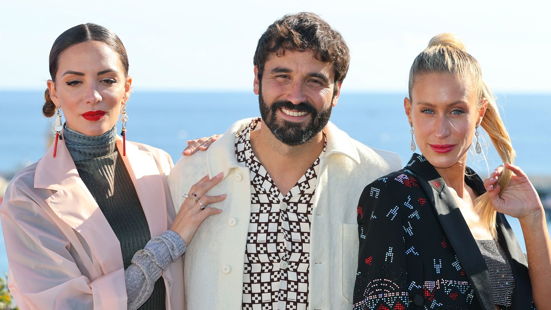 Álex García, María Hervás y Teresa Riott en la presentación de la temporada de El Inmortal