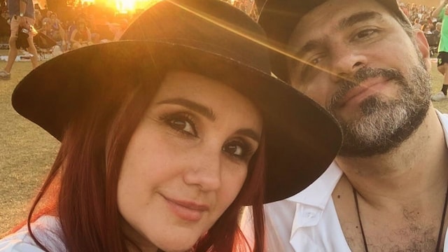 Dulce María y su familia.