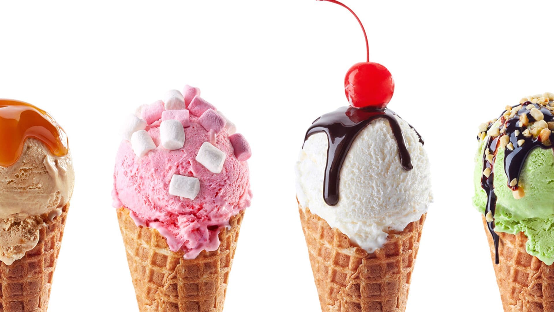 Cornetes de helado variados
