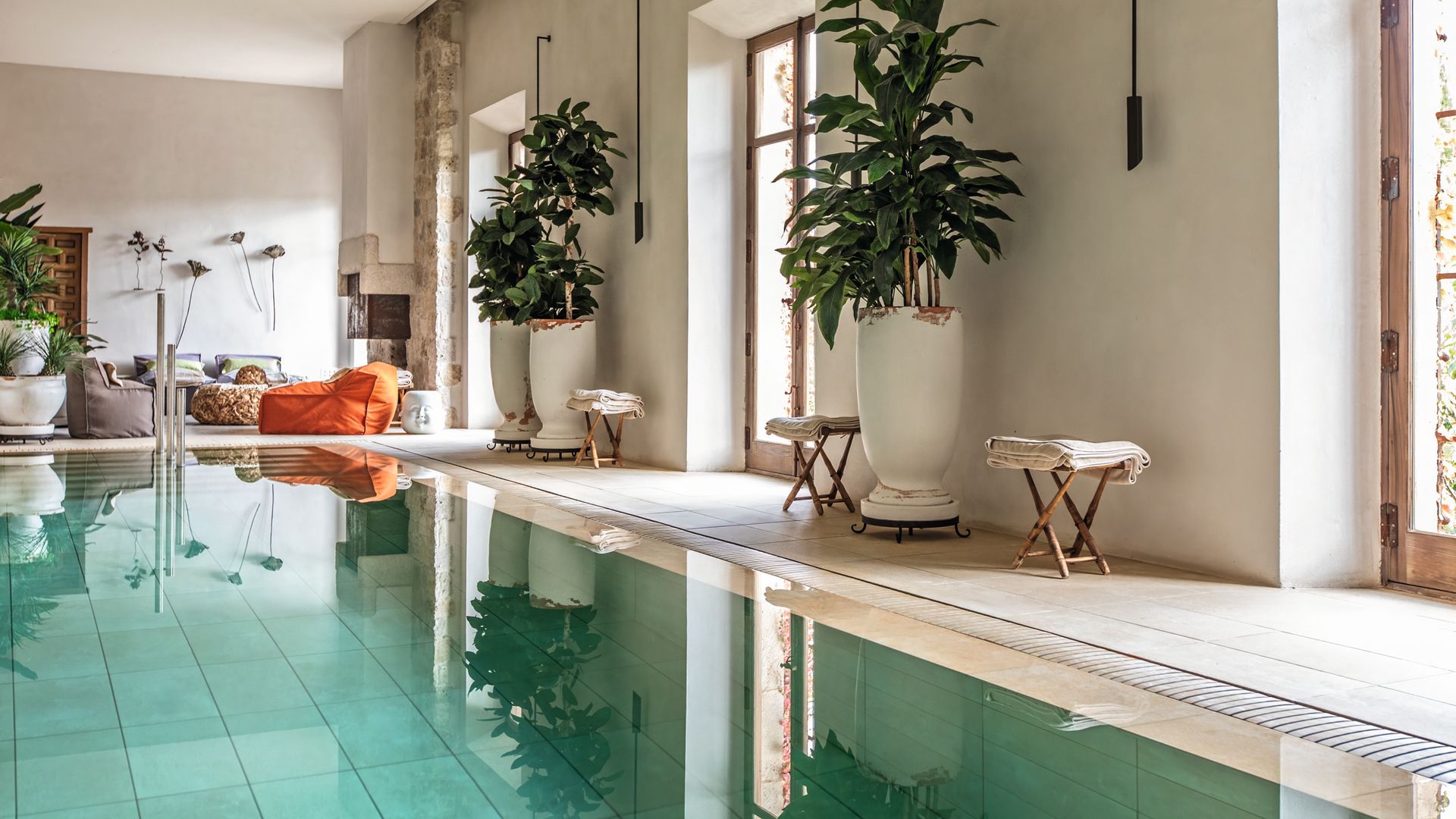 Otra imagen de la piscina climatizada