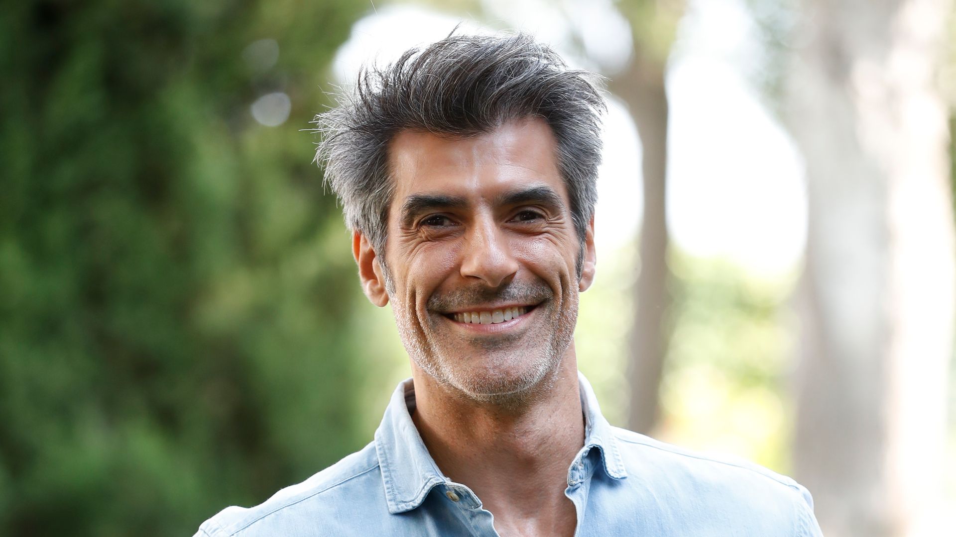 El presentador y ex mister Jorge Fernández durante la promoción de los programas " La ruleta de la suerte " y " Ahora Caigo " en Madrid
Madrid 14/09/2018