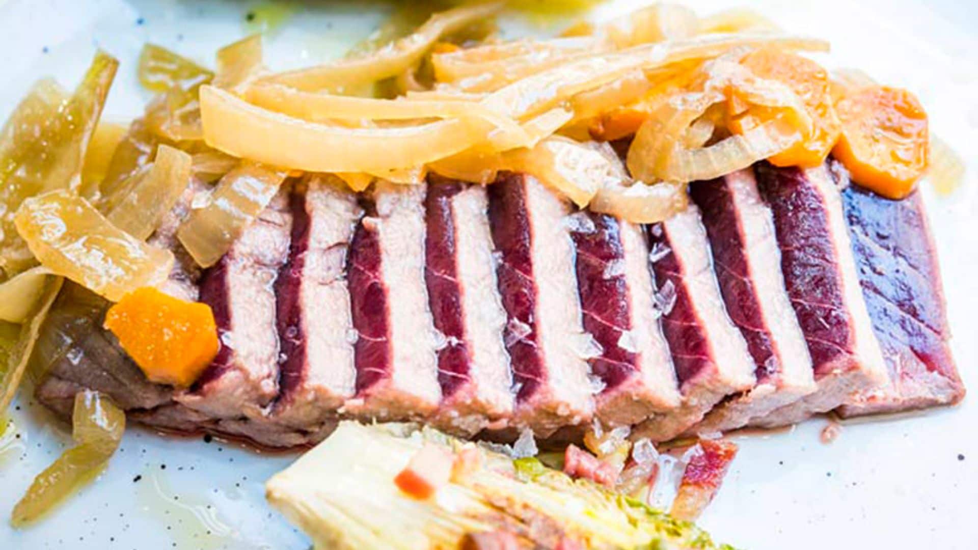 Atún rojo en escabeche