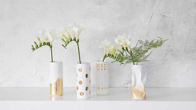 latas florero