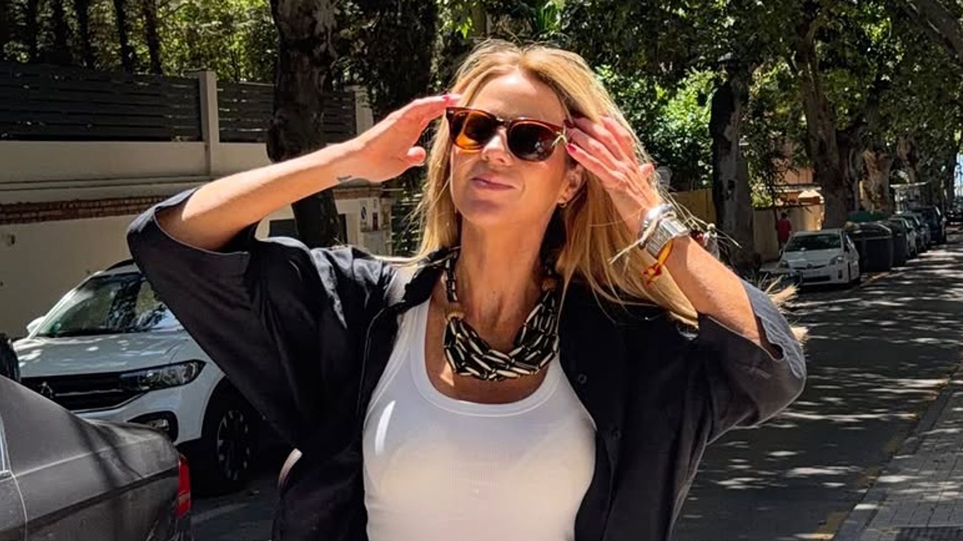 Amelia Bono con look de verano en sus vacaciones en Marbella, 2026.