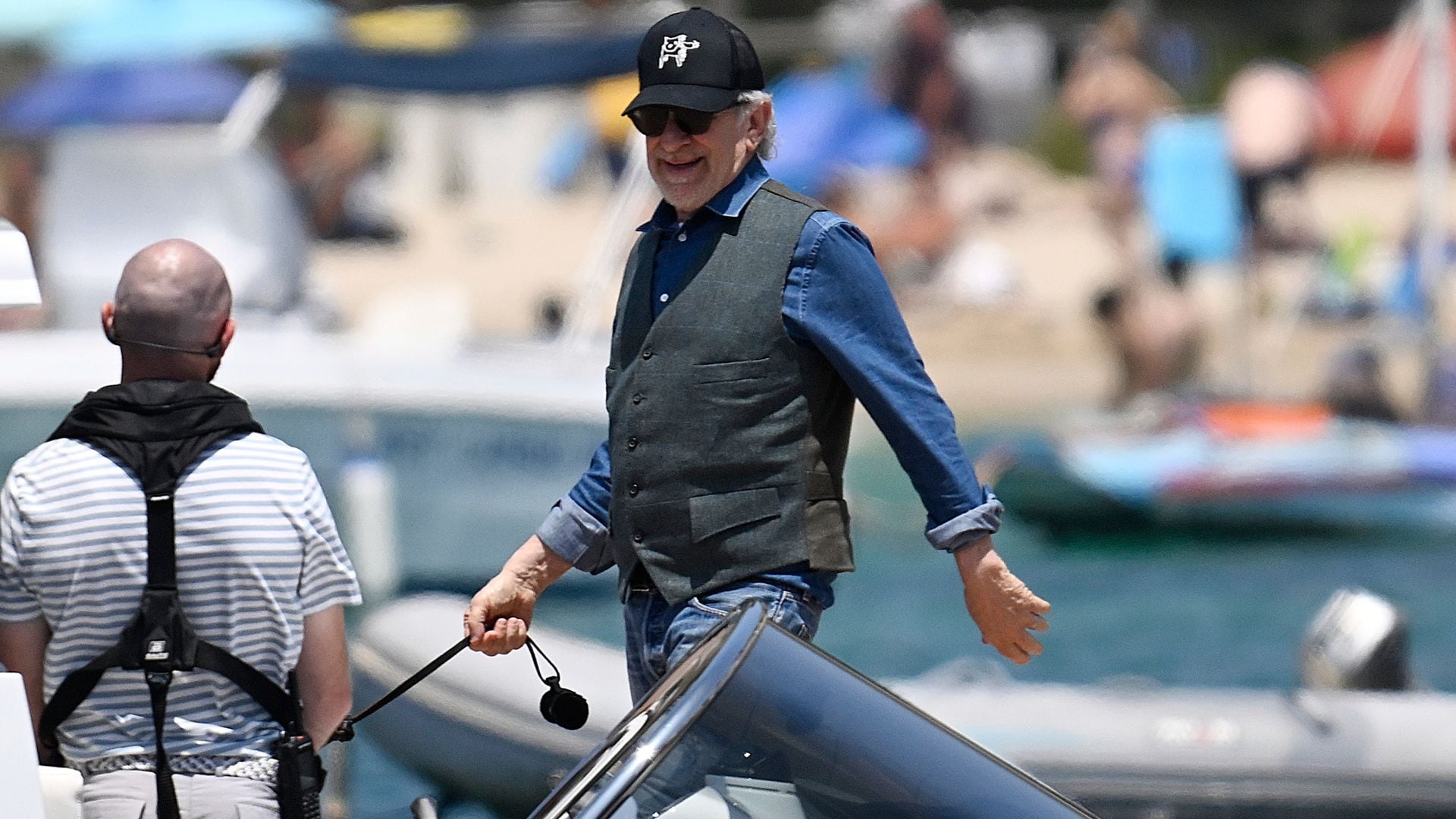 Steven Spielberg comienza las vacaciones en Mallorca: megayate y una estrella de Hollywood como invitado