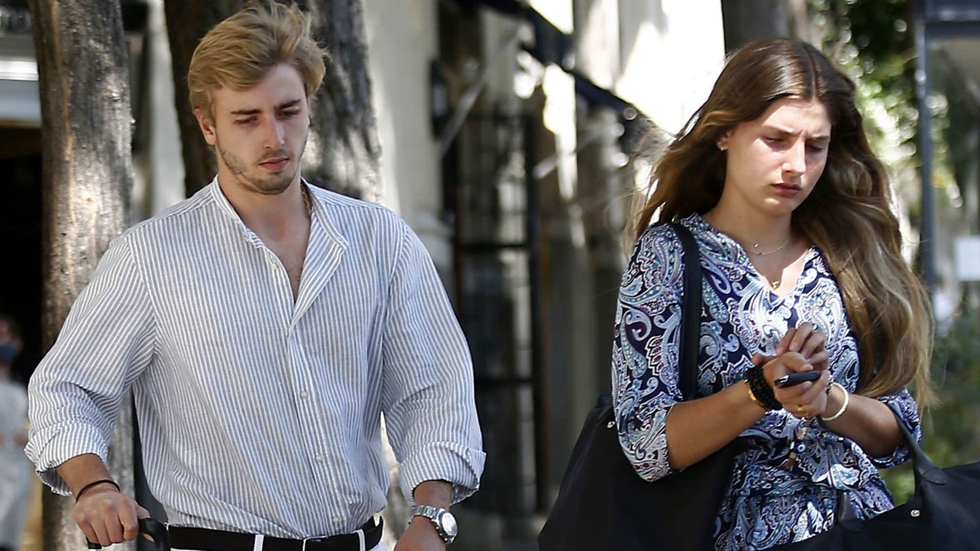 Luis y Amina, los hijos de Cayetano y Genoveva que llevan una discreta vida en Reino Unido
