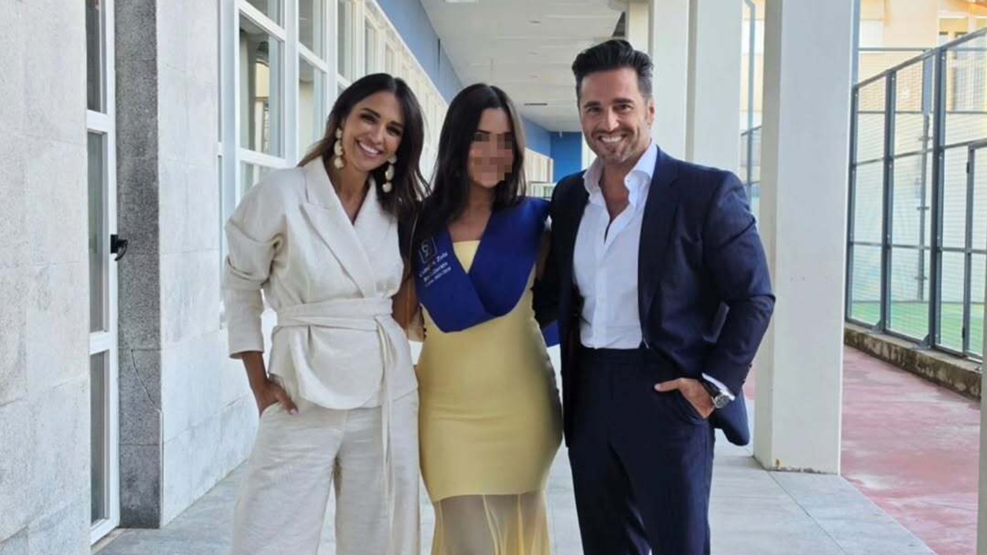 Las fotos no vistas de Paula Echevarría y David Bustamante en la graduación de su hija Daniella que demuestran cómo es su relación