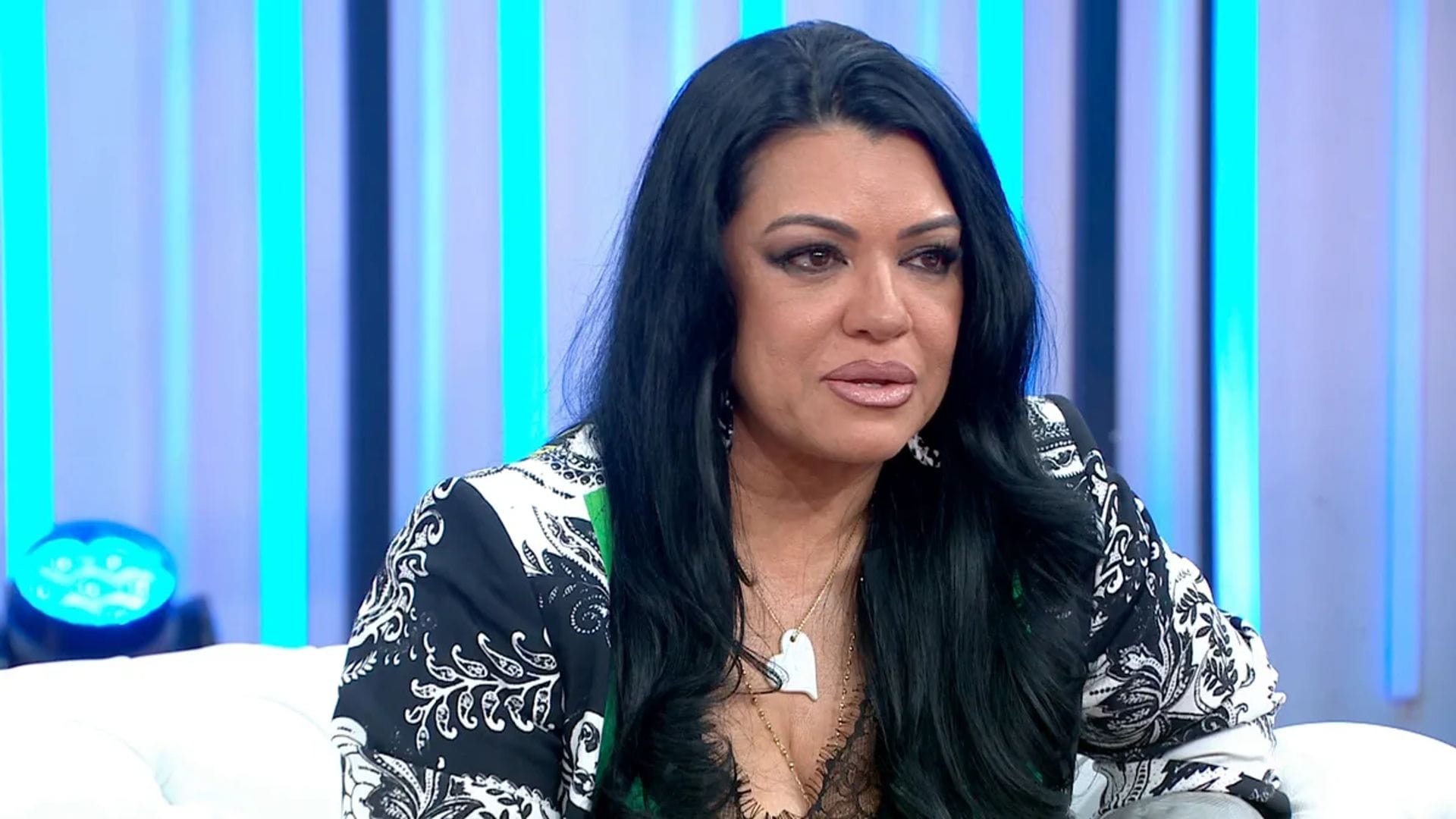 Saray Muñoz , hija de Tina de Las Grecas, en el plató de 'Y ahora Sonsoles'