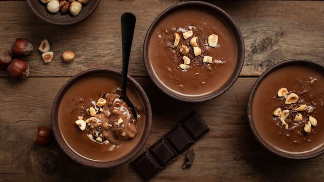 Crema de cacao y avellanas