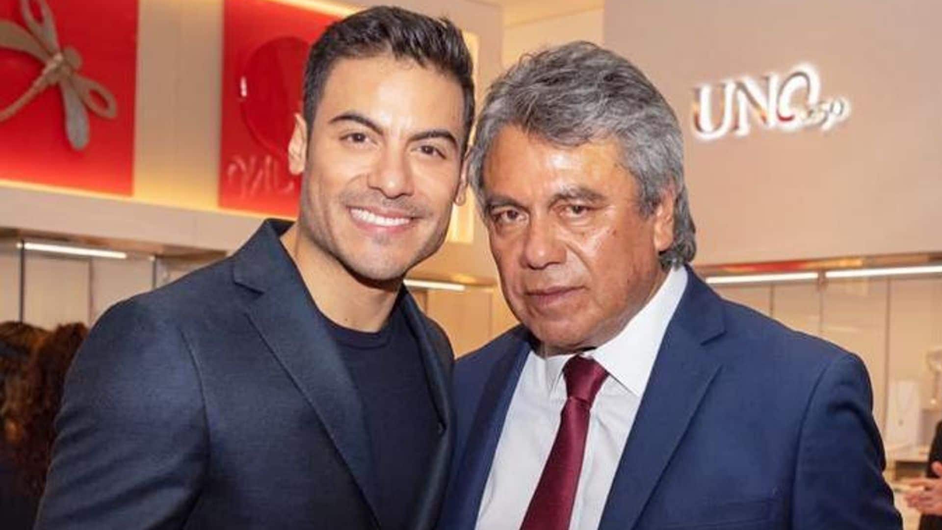 Carlos Rivera da un emotivo último adiós a su padre: ‘Me quedo aquí extrañándote hasta mi último respiro’