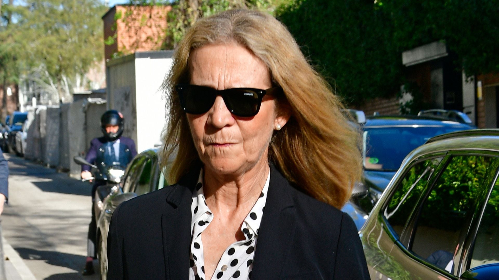 La infanta Elena, Jaime de Marichalar y Cari Lapique, entre los asistentes al funeral por Paloma Eulate