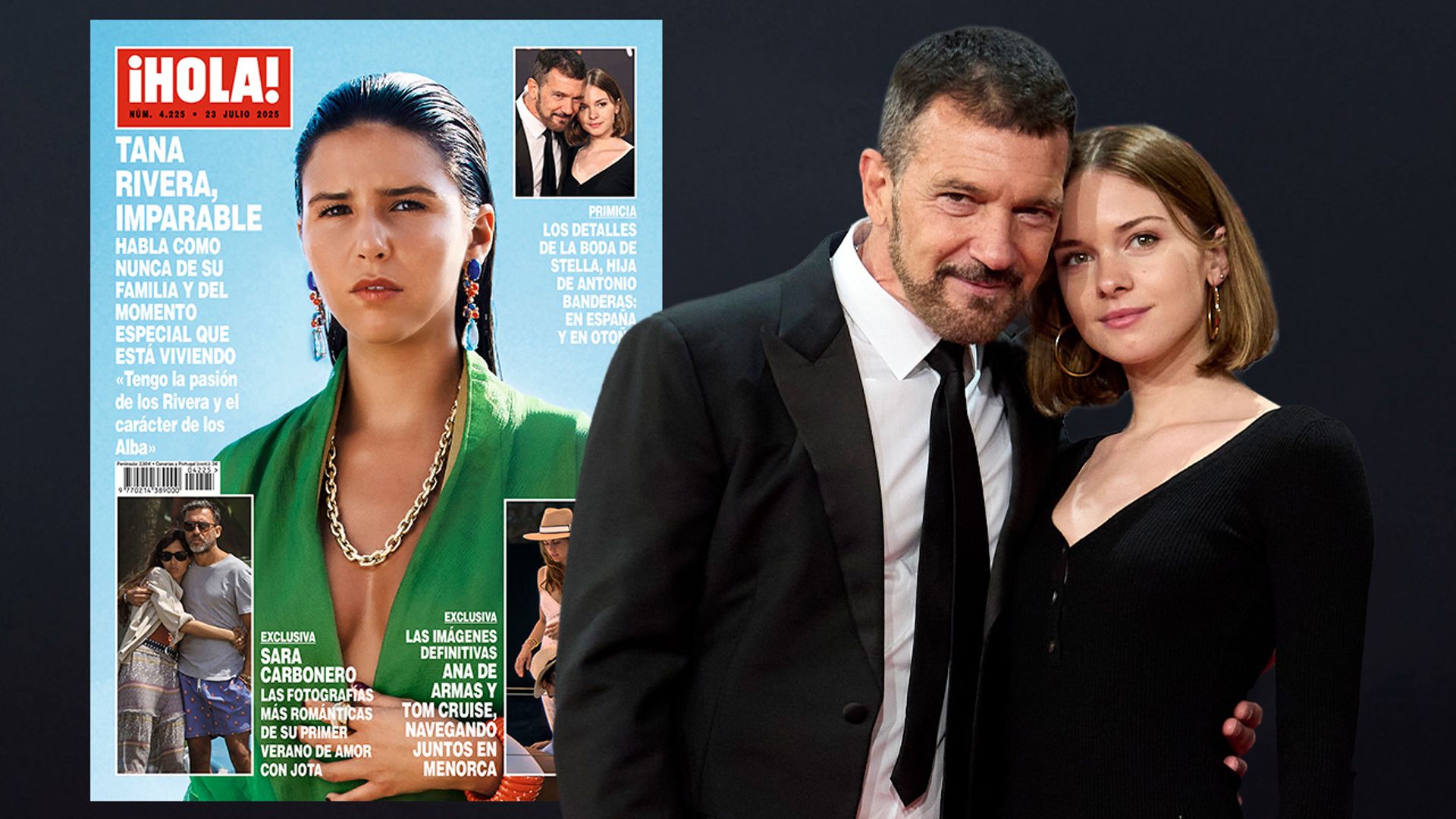 PRIMICIA. Los detalles de la boda de Stella, la hija de Antonio Banderas: dónde y cuándo
