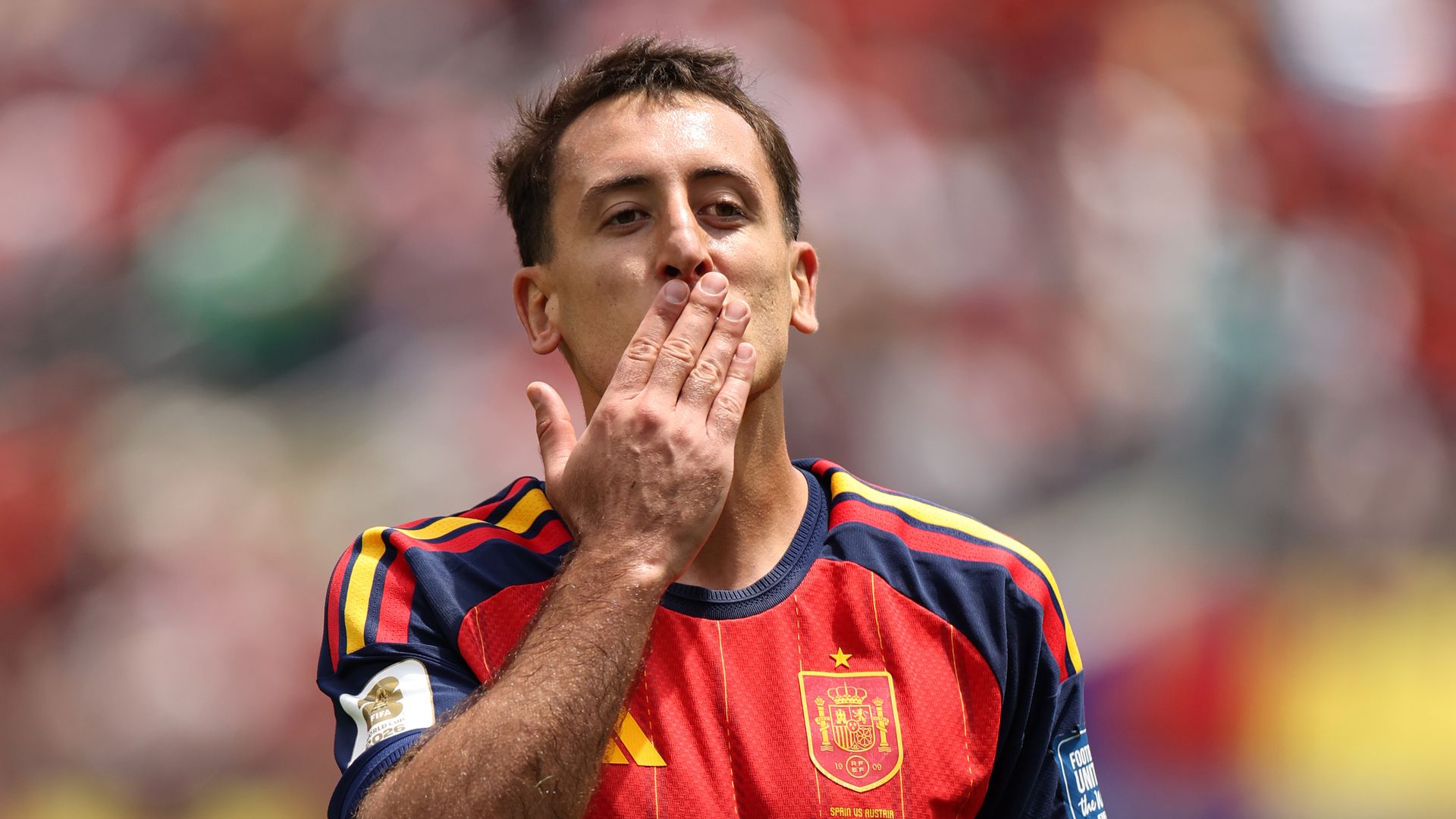 Mikel Oyarzabal marcó dos de los goles en el partido de España contra Austria en el Mundial 2026
