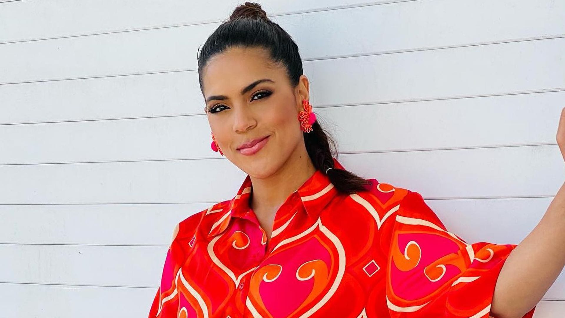 Francisca Lachapel ya tiene listo su vestido de novia y se lo llevó en la mano a República Dominicana