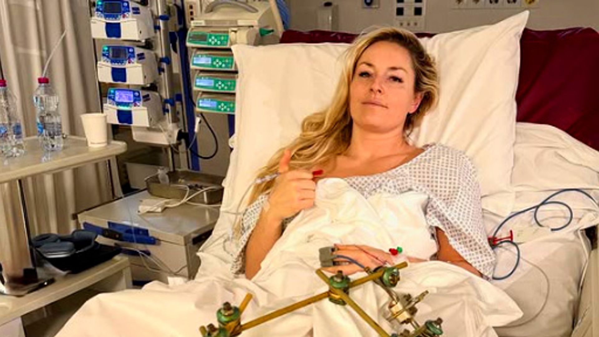 Lindsey Vonn habla desde el hospital tras su drama con las operaciones: "Están siendo unos días bastantes duros"