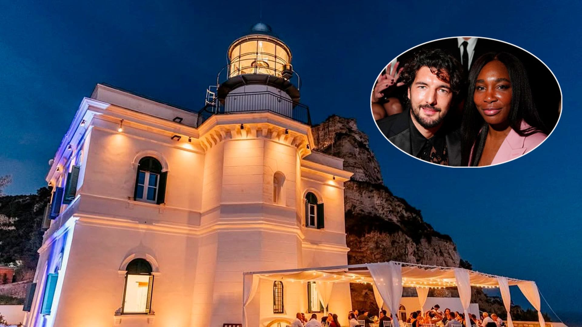 Venus Williams se casa con el actor Andrea Preti este viernes en el enclave más romántico del Mediterráneo