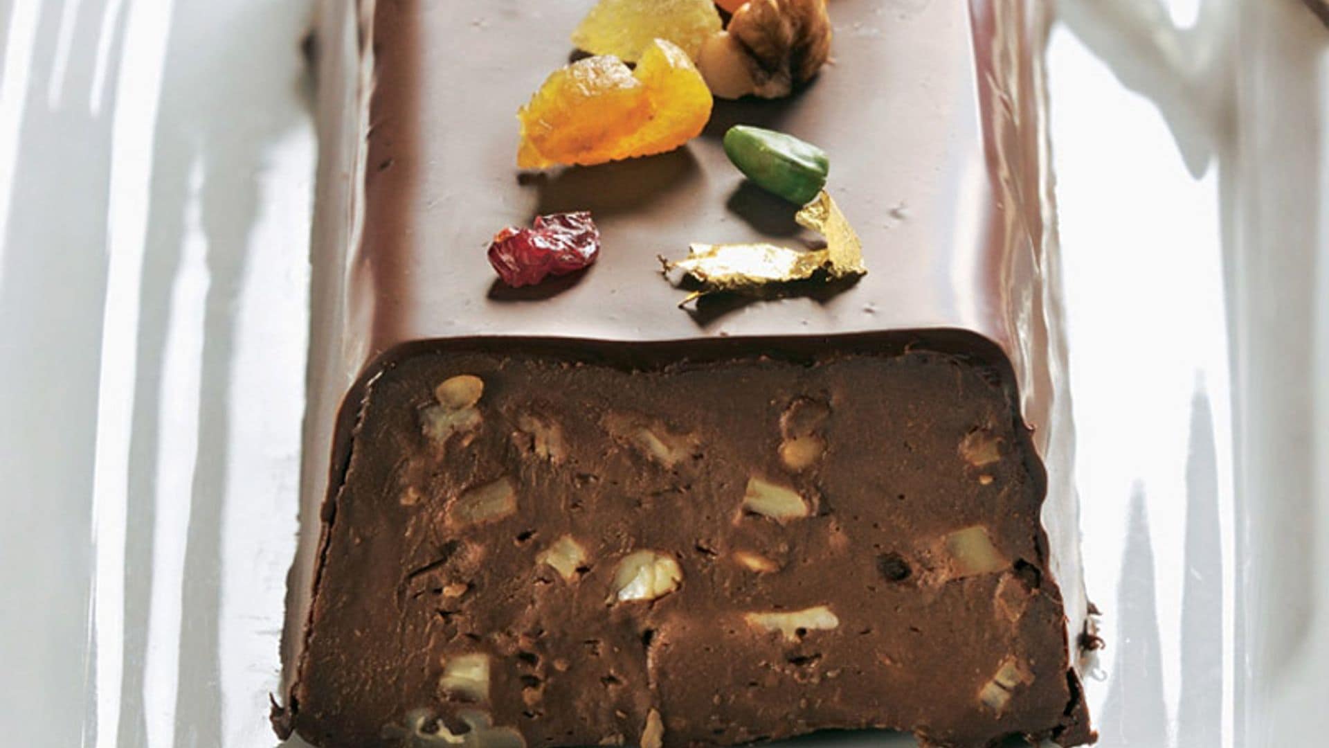 Terrina de chocolate negro