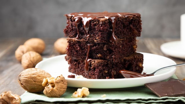 Brownie con nueces