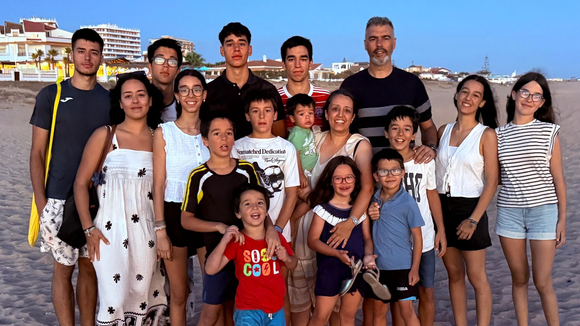 Virginia Morquecho, madre de 15 hijos: "Somos como un puzle en el que cada pieza es distinta, pero ninguna sobra. No somos una familia perfecta, pero sí feliz"