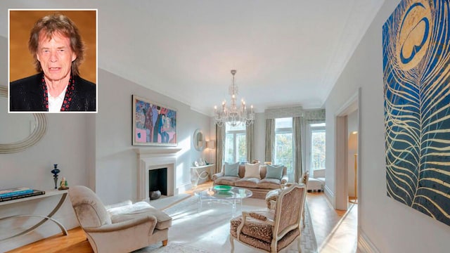 Salón de la casa de Londres que perteneció a Mick Jagger
