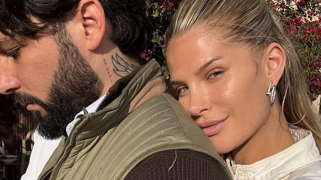 Jota Peleteiro y su mujer Ajla 