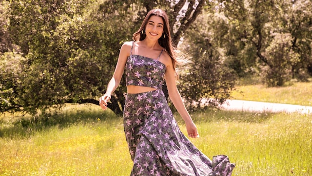 Claudia Ula en el campo