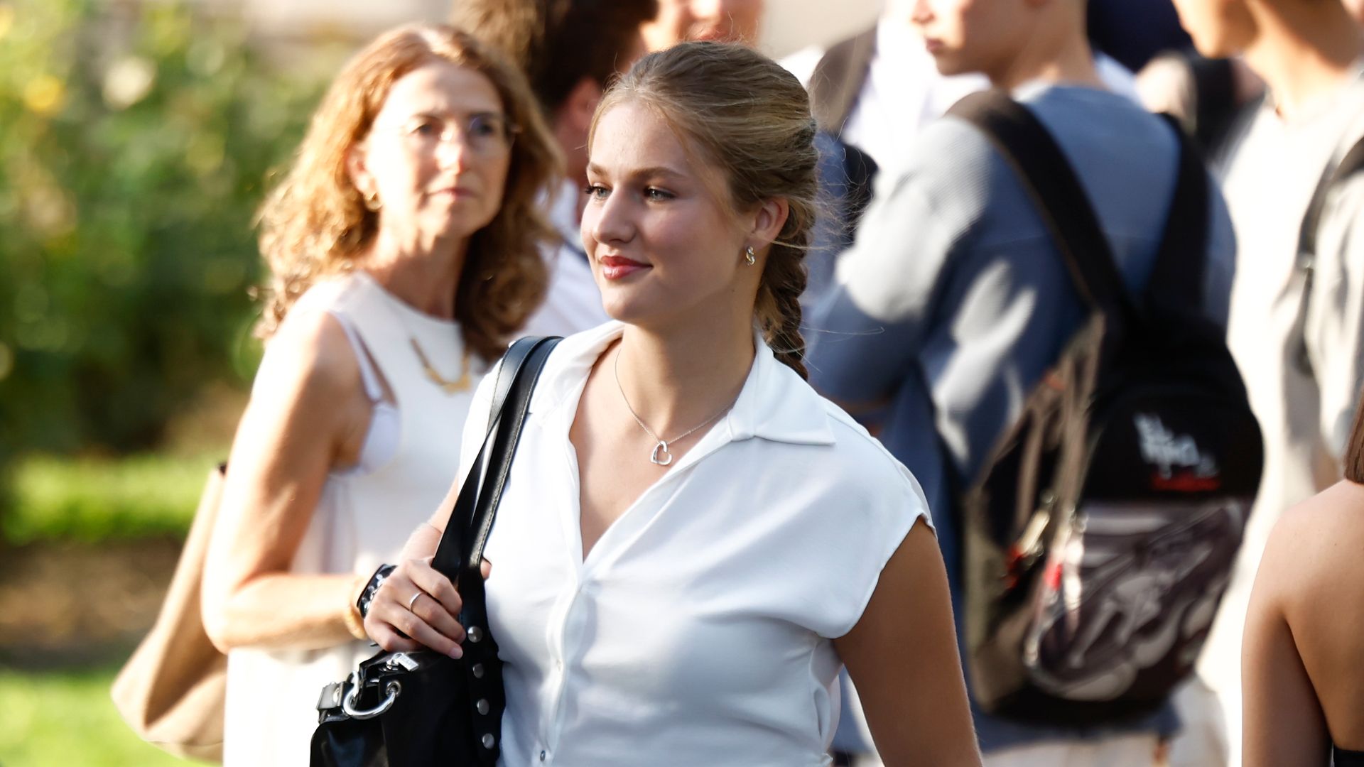 Así ha sido la llegada de la princesa Leonor a la universidad Carlos III en su primer día de clase el 7 de septiembre de 2026