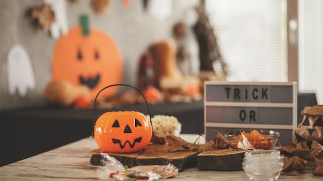 Decoración de casa de Halloween