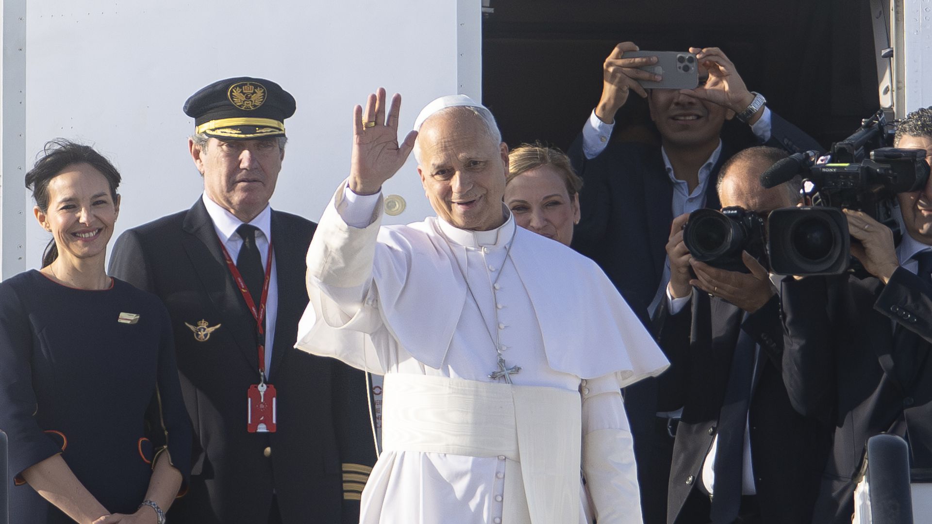 El papa León XIV llega a Gran Canaria para poner e