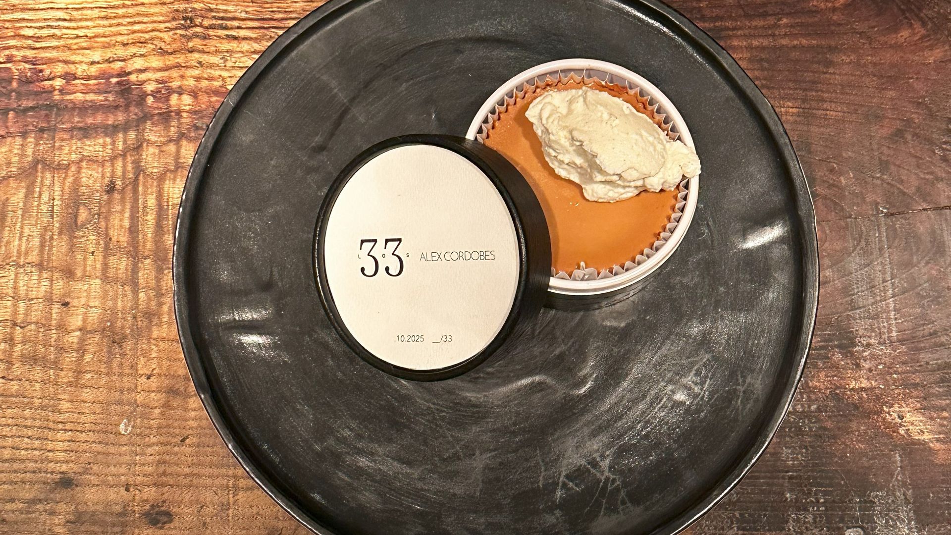 Tarta de queso de Álex Cordobés para Los 33